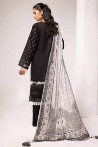 UAE -3PC Unstitched Embroidered Lawn Suit B-42017