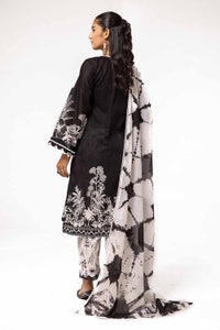 UAE -3PC Unstitched Embroidered Lawn Suit B-42025