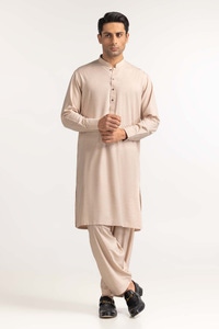 UAE -Beige Basic Suit SK-P24-001