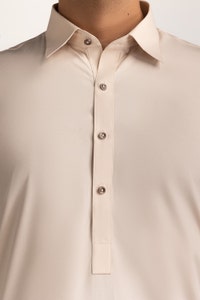 UAE -Beige Basic Suit SK-P24-055