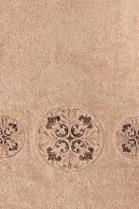 UAE -Beige 3 Pc Combed Embroidered Towel Set