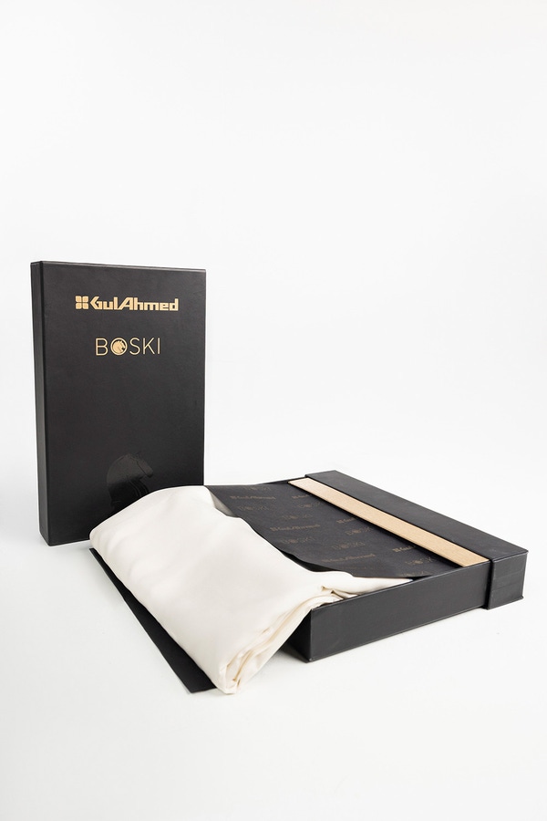 UAE -Boski Original Unstitched Fabric Silk With Box