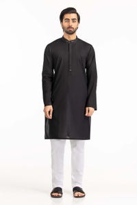 UAE -Black Basic Kurta KR-STY22-033
