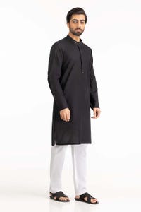 UAE -Black Basic Kurta KR-STY22-033