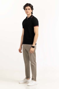 UAE -Black Basic Polo PS-FPK23-016