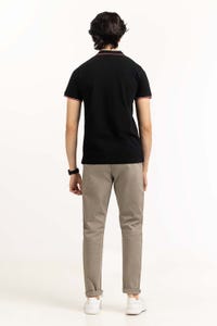 UAE -Black Basic Polo PS-FPK23-016