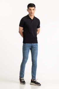 UAE -Black Basic Polo PS-FSJ23-093