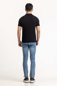 UAE -Black Basic Polo PS-FSJ23-093