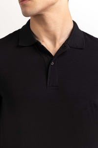 UAE -Black Basic Polo PS-FSJ23-093