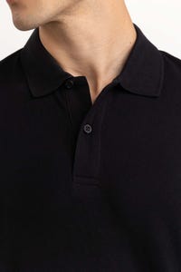 UAE -Black Basic Polo PS-SIGPK23-241