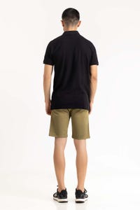 UAE -Black Basic Polo PS-SIGPK23-241