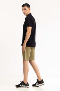 UAE -Black Basic Polo PS-SIGPK23-241