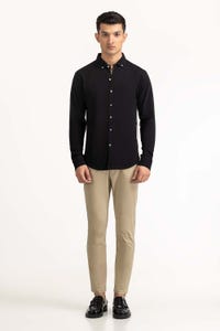 UAE -Black Basic Shirt KS-HSPK23-044