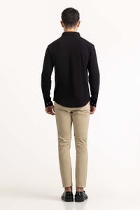 UAE -Black Basic Shirt KS-HSPK23-044
