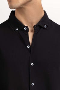 UAE -Black Basic Shirt KS-HSPK23-044