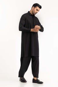 UAE -Black Basic Suit SK-P22-158