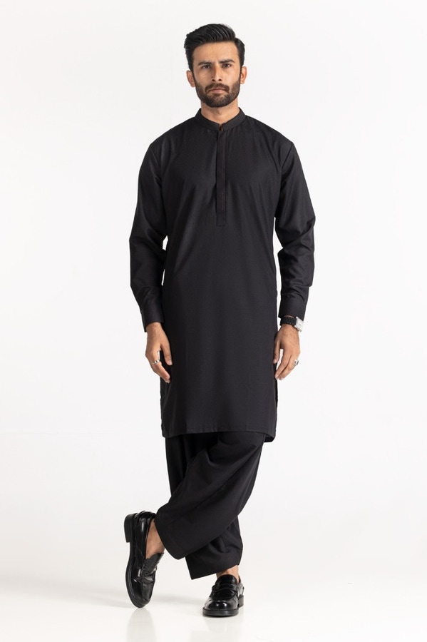 UAE -Black Basic Suit SK-S24-004