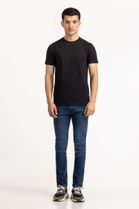 UAE -Black Basic Tee TS-CNSJ23-205