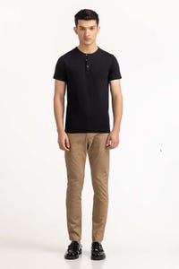 UAE -Black Basic Tee TS-HLSJ23-068
