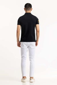 UAE -Black Embroidered Polo PS-FPK23-189