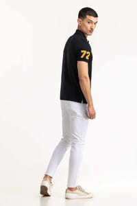 UAE -Black Embroidered Polo PS-FPK23-189