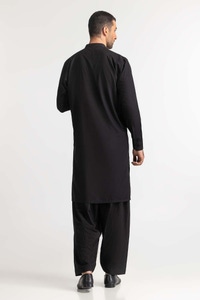 UAE -Black Embroidered Suit SK-E24-008