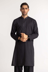 UAE -Black Embroidered Suit SK-E24-011