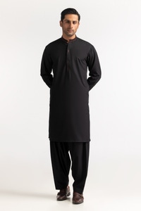 UAE -Black Embroidered Suit SK-E24-018