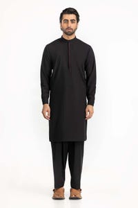UAE -Black Embroidered Suit SKE-210