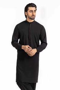 UAE -Black Embroidered Suit SKE-210