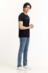 UAE -Black Graphic Tee TS-CNPK23-257