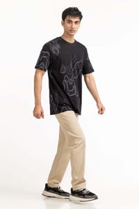 UAE -Black Graphic Tee TS-CNSJ23-117