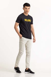 UAE -Black Grapic Tee TS-CNSJ23-266