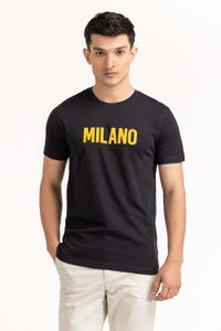 UAE -Black Grapic Tee TS-CNSJ23-266