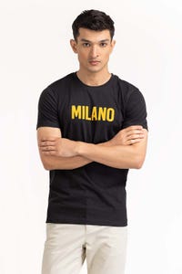 UAE -Black Grapic Tee TS-CNSJ23-266