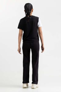 UAE -Black Knit T-Shirt 231-213-019