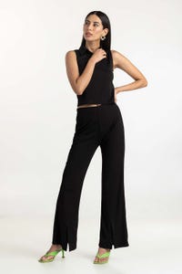 UAE -Black Knit Top 231-213-201