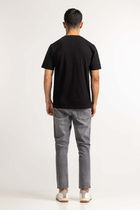 UAE -Black Pattern Tee MN-TS-PT-S24-608