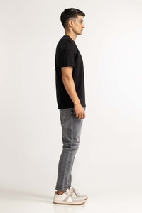 UAE -Black Pattern Tee MN-TS-PT-S24-608