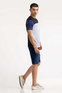UAE -Black White Graphic Tee TS-CNSJ23-272