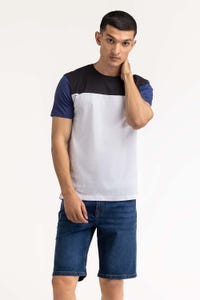 UAE -Black White Graphic Tee TS-CNSJ23-272