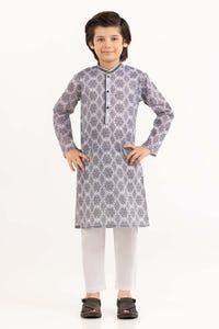 UAE -Black and White Styling Kurta KKS-898