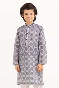 UAE -Black and White Styling Kurta KKS-898