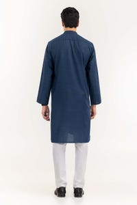 UAE -Blue Baisc Kurta KR-PLN22-094