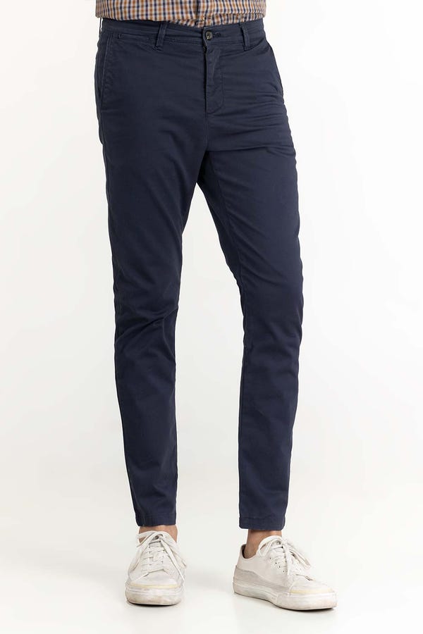UAE -Blue Basic Dyed Khaki Pant TR-KHPD22-048