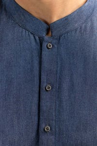 UAE -Blue Basic Kurta KR-PLN22-029