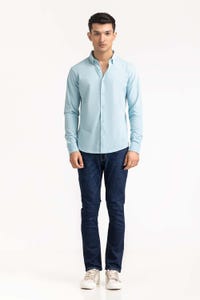 UAE -Blue Basic Shirt KS-HSPK23-041