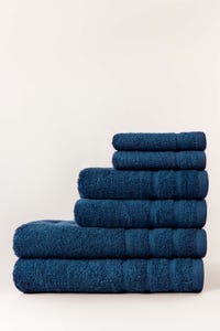 UAE -Blue Combed Towel 6 Pc Set