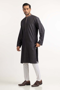 UAE -Blue Embroidered Kurta KR-EMB24-008