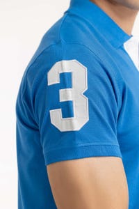 UAE -Blue Embroidered Polo PS-FPK23-180